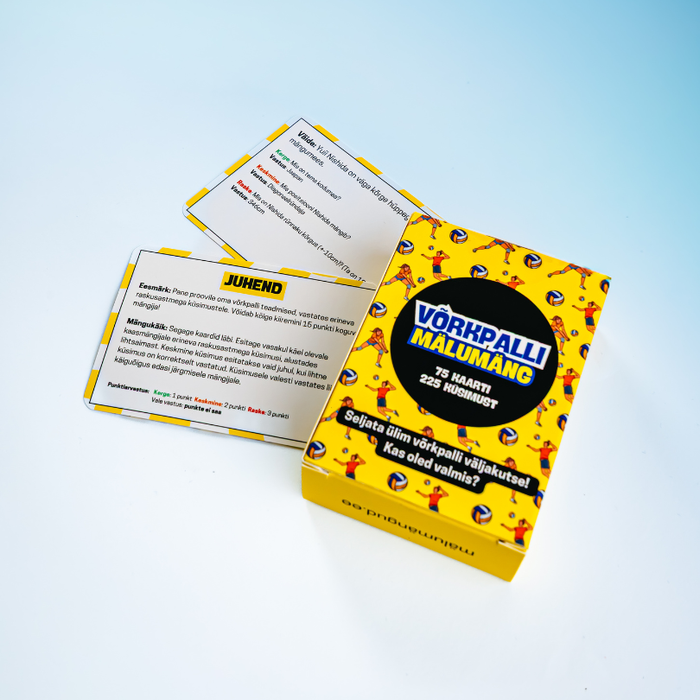 UUS! Võrkpalli mälumäng