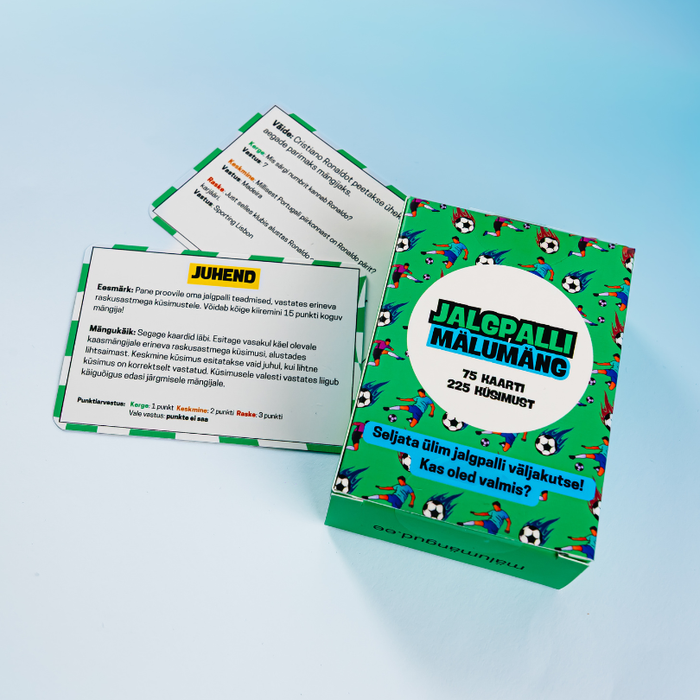 UUS! Jalgpalli mälumäng